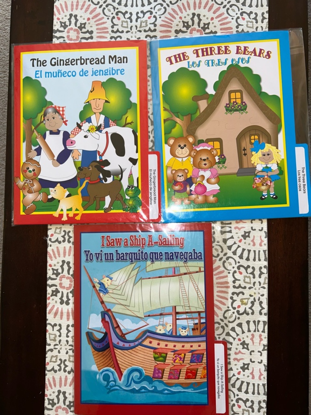 (3) NEW Frog Street Press STORY FOLDERS Bilingual English Spanish PreK-Kinder